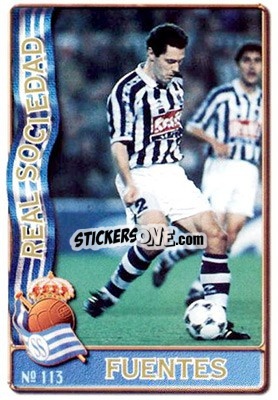 Sticker Fuentes - Las Fichas De La Liga 1996-1997 n. 113 - Mundicromo
