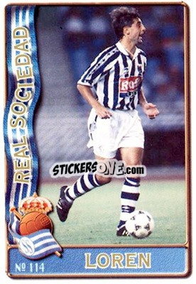 Sticker Loren - Las Fichas De La Liga 1996-1997 n. 114 - Mundicromo