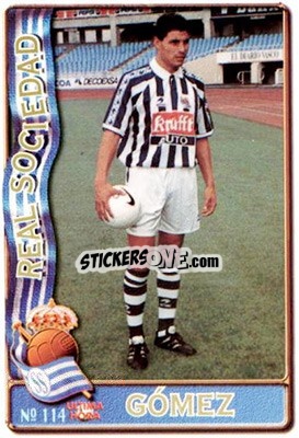 Cromo Gómez - Las Fichas De La Liga 1996-1997 n. 114a - Mundicromo