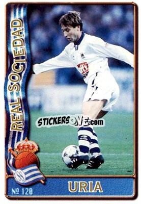 Sticker Uría - Las Fichas De La Liga 1996-1997 n. 120 - Mundicromo