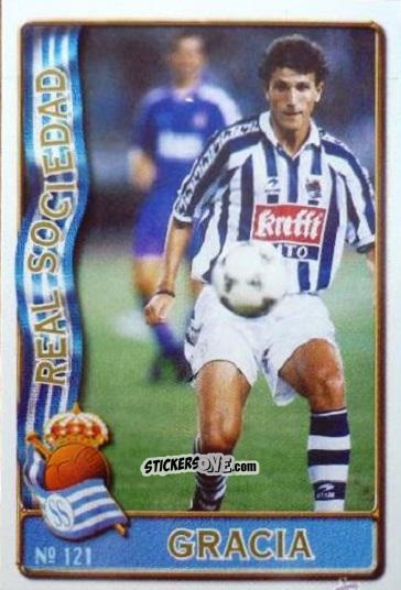 Sticker Xabier Gracia Carlos - Las Fichas De La Liga 1996-1997 n. 121 - Mundicromo