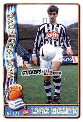 Sticker Lopez R. - Las Fichas De La Liga 1996-1997 n. 121a - Mundicromo