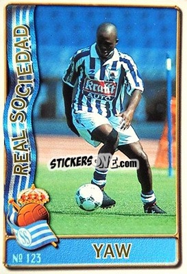 Sticker Yaw - Las Fichas De La Liga 1996-1997 - Mundicromo