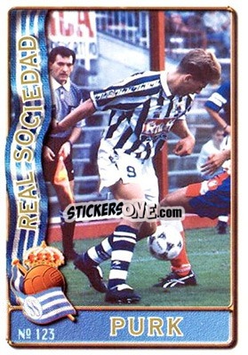 Sticker Purk - Las Fichas De La Liga 1996-1997 n. 123b - Mundicromo