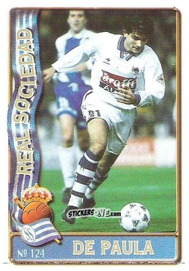 Sticker Oscar De Paula Gamero - Las Fichas De La Liga 1996-1997 n. 124 - Mundicromo
