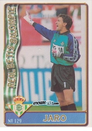 Sticker Pedro Luis Jaro Reguero - Las Fichas De La Liga 1996-1997 n. 129 - Mundicromo