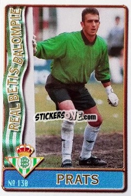 Sticker Prats - Las Fichas De La Liga 1996-1997 - Mundicromo