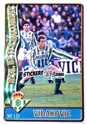 Sticker Vidakovic - Las Fichas De La Liga 1996-1997 - Mundicromo