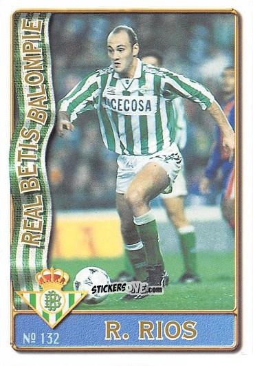 Sticker Roberto Rios - Las Fichas De La Liga 1996-1997 n. 132 - Mundicromo