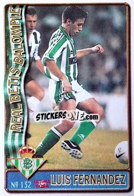Cromo Luis Fdez - Las Fichas De La Liga 1996-1997 - Mundicromo