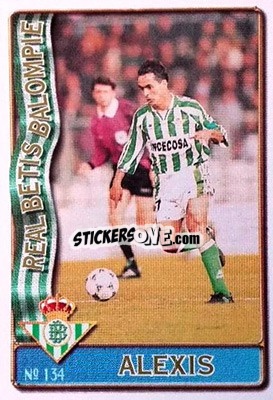 Cromo Alexis - Las Fichas De La Liga 1996-1997 - Mundicromo
