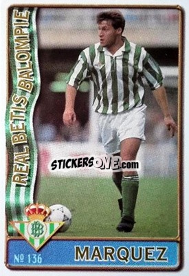 Sticker Marquez - Las Fichas De La Liga 1996-1997 - Mundicromo