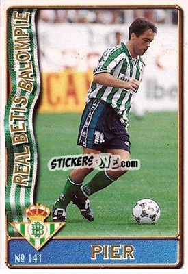 Cromo Pier - Las Fichas De La Liga 1996-1997 - Mundicromo