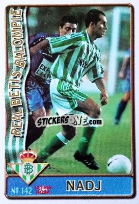 Cromo Nadj - Las Fichas De La Liga 1996-1997 - Mundicromo