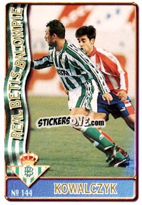 Sticker Kowalczyk - Las Fichas De La Liga 1996-1997 - Mundicromo