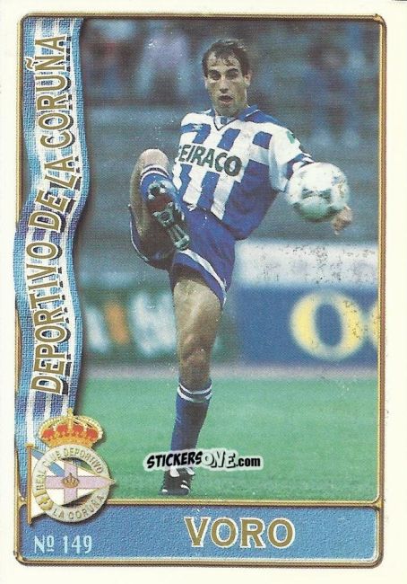 Sticker Voro - Las Fichas De La Liga 1996-1997 n. 149 - Mundicromo