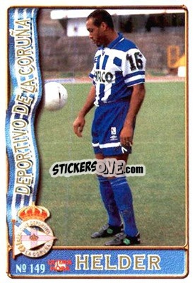 Cromo Helder - Las Fichas De La Liga 1996-1997 - Mundicromo