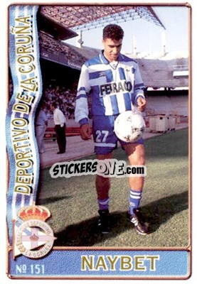 Sticker Naybet - Las Fichas De La Liga 1996-1997 - Mundicromo