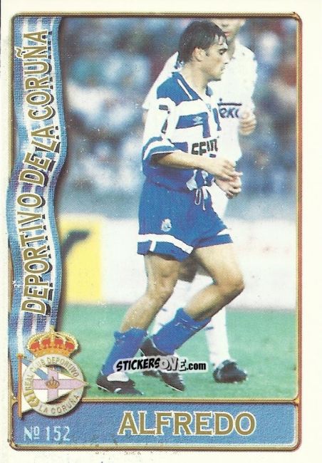 Cromo Alfredo Santaelena Aguado - Las Fichas De La Liga 1996-1997 n. 152 - Mundicromo