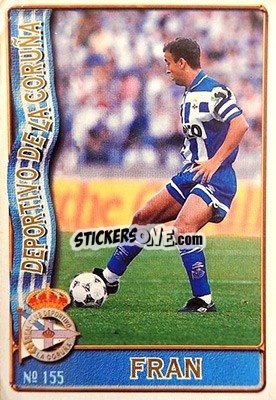 Sticker Fran - Las Fichas De La Liga 1996-1997 - Mundicromo