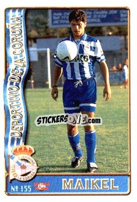 Cromo Maikel - Las Fichas De La Liga 1996-1997 - Mundicromo