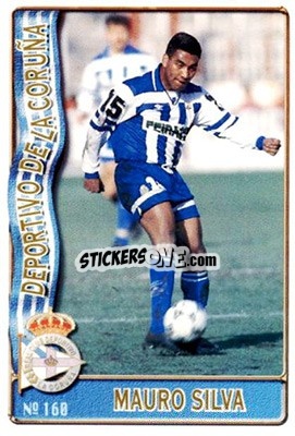Cromo M.Silva - Las Fichas De La Liga 1996-1997 - Mundicromo