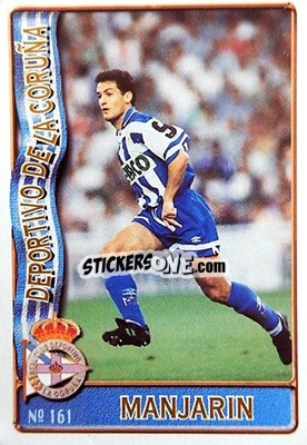 Sticker Manjarín - Las Fichas De La Liga 1996-1997 n. 161 - Mundicromo