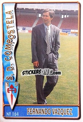 Sticker Vazquez - Las Fichas De La Liga 1996-1997 - Mundicromo
