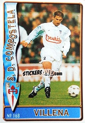 Figurina Villena - Las Fichas De La Liga 1996-1997 - Mundicromo