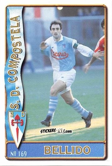 Figurina Javier Bellido Plaza - Las Fichas De La Liga 1996-1997 n. 169 - Mundicromo