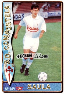 Cromo Saula - Las Fichas De La Liga 1996-1997 - Mundicromo