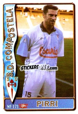 Sticker Pirri - Las Fichas De La Liga 1996-1997 - Mundicromo
