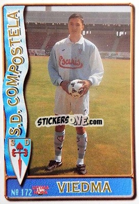 Sticker Viedma - Las Fichas De La Liga 1996-1997 - Mundicromo