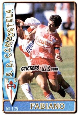 Cromo Fabiano - Las Fichas De La Liga 1996-1997 - Mundicromo