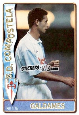 Sticker Galdames - Las Fichas De La Liga 1996-1997 - Mundicromo