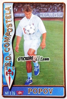 Cromo Popov - Las Fichas De La Liga 1996-1997 - Mundicromo