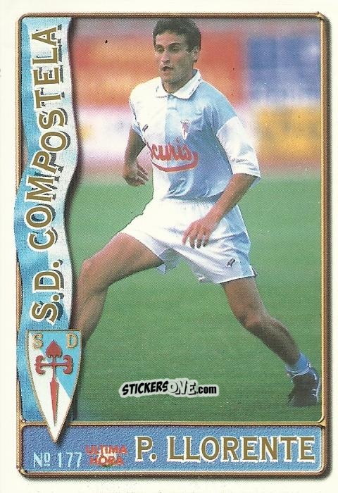 Figurina Llorente - Las Fichas De La Liga 1996-1997 n. 177a - Mundicromo