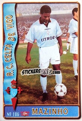 Sticker Mazinho - Las Fichas De La Liga 1996-1997 - Mundicromo