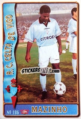 Sticker Mazinho - Las Fichas De La Liga 1996-1997 n. 186 - Mundicromo