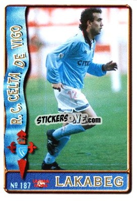 Sticker Lakabeg - Las Fichas De La Liga 1996-1997 - Mundicromo