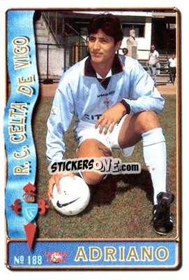 Sticker Adriano - Las Fichas De La Liga 1996-1997 - Mundicromo