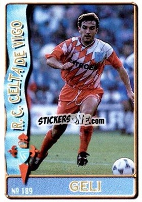 Cromo Geli - Las Fichas De La Liga 1996-1997 - Mundicromo