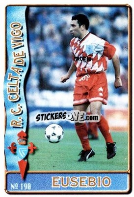 Sticker Eusebio - Las Fichas De La Liga 1996-1997 - Mundicromo