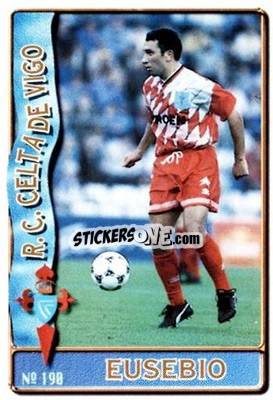 Cromo Eusebio - Las Fichas De La Liga 1996-1997 - Mundicromo