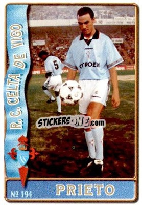 Sticker Prieto - Las Fichas De La Liga 1996-1997 - Mundicromo