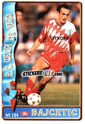 Sticker Bajcetic - Las Fichas De La Liga 1996-1997 - Mundicromo