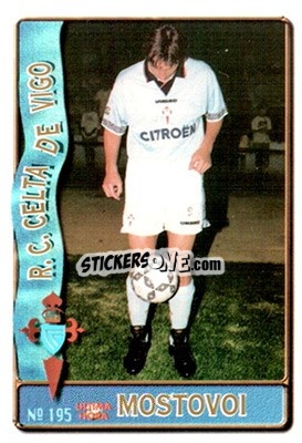 Sticker Aleksandr Mostovoi - Las Fichas De La Liga 1996-1997 n. 195a - Mundicromo