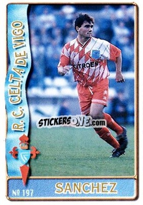 Figurina Sanchez - Las Fichas De La Liga 1996-1997 - Mundicromo