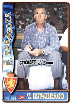 Figurina Esparrago - Las Fichas De La Liga 1996-1997 - Mundicromo