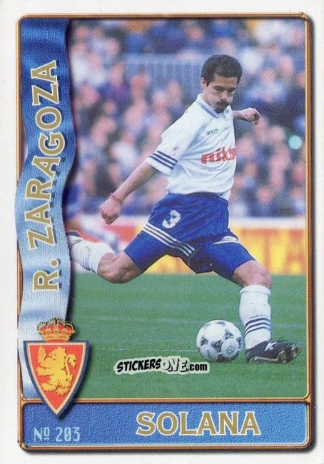 Sticker Solana - Las Fichas De La Liga 1996-1997 n. 203 - Mundicromo
